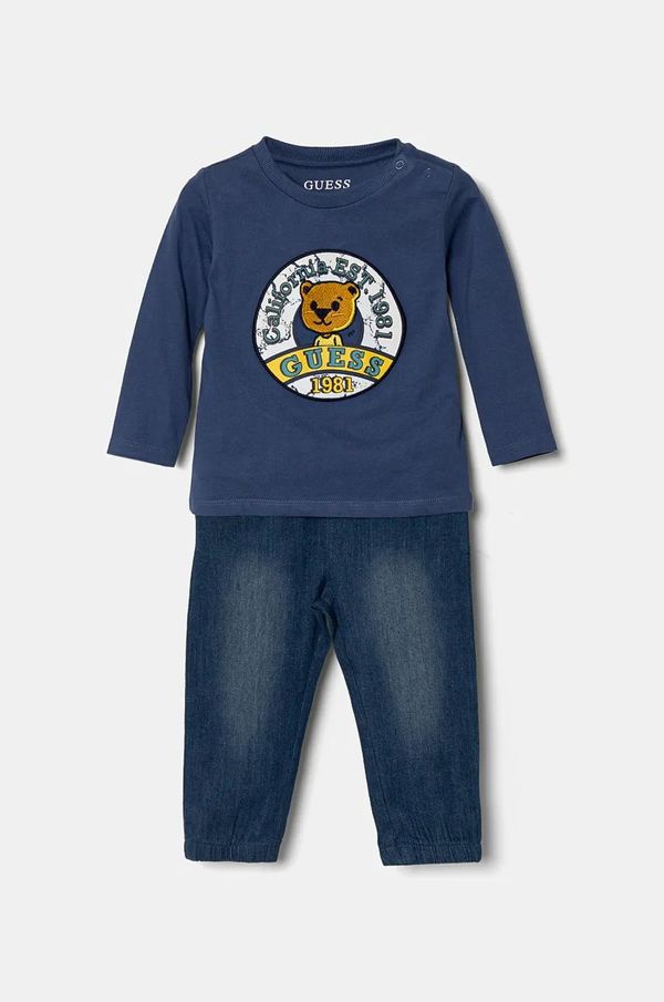 Guess Komplet za bebe Guess boja: tamno plava, I4YG17 K5M20