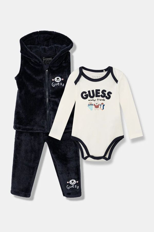 Guess Komplet za bebe Guess boja: tamno plava, P4BG10 WFRS0