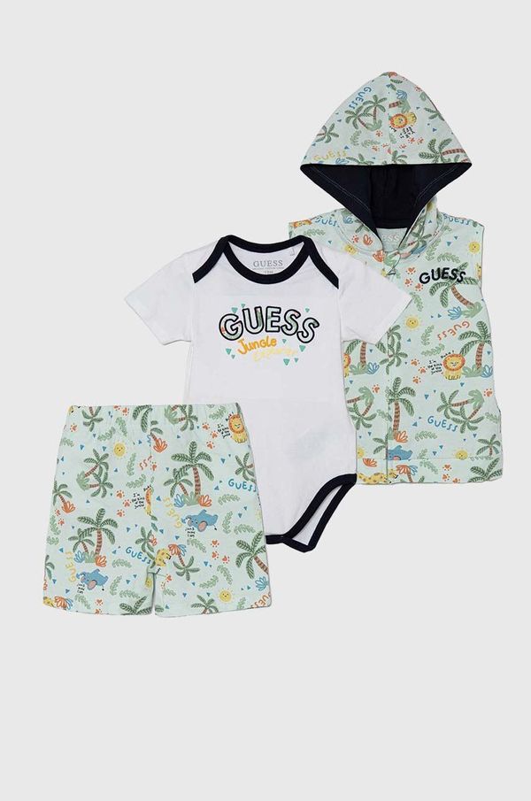 Guess Komplet za bebe Guess boja: zelena