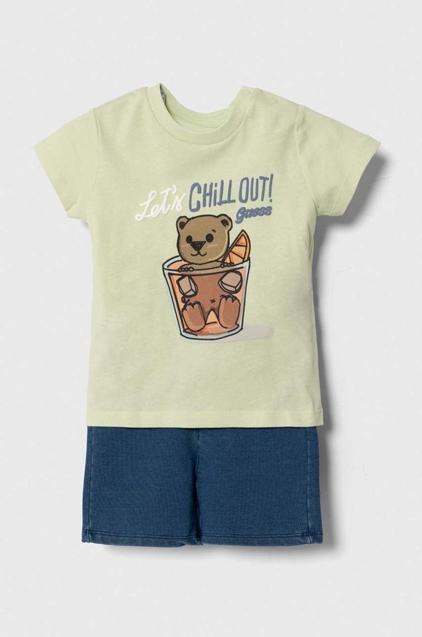 Guess Komplet za bebe Guess boja: zelena