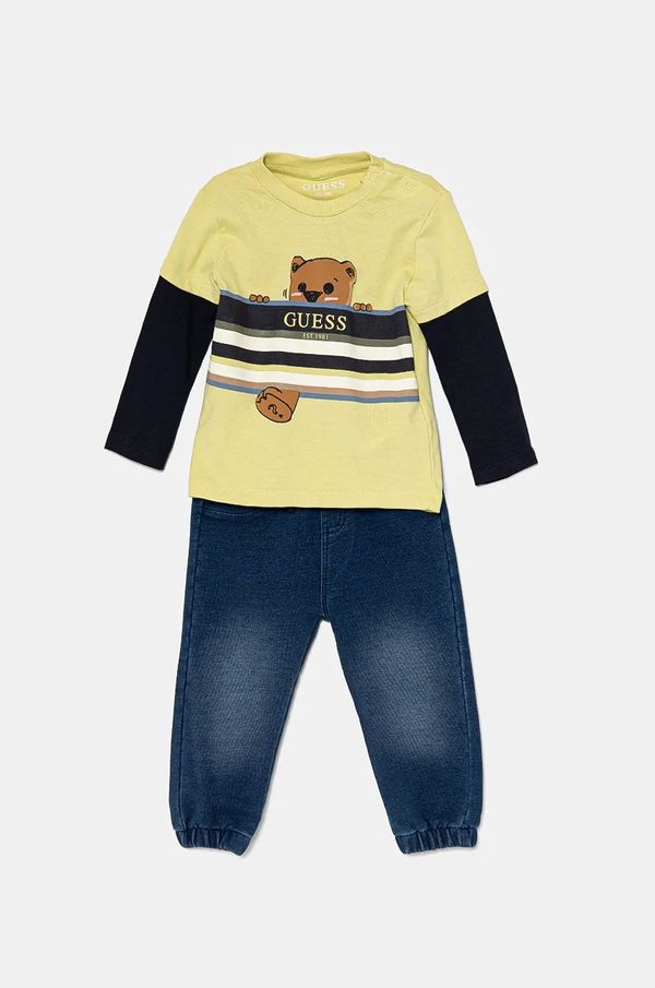 Guess Komplet za bebe Guess boja: žuta, I4BG18 I3Z13