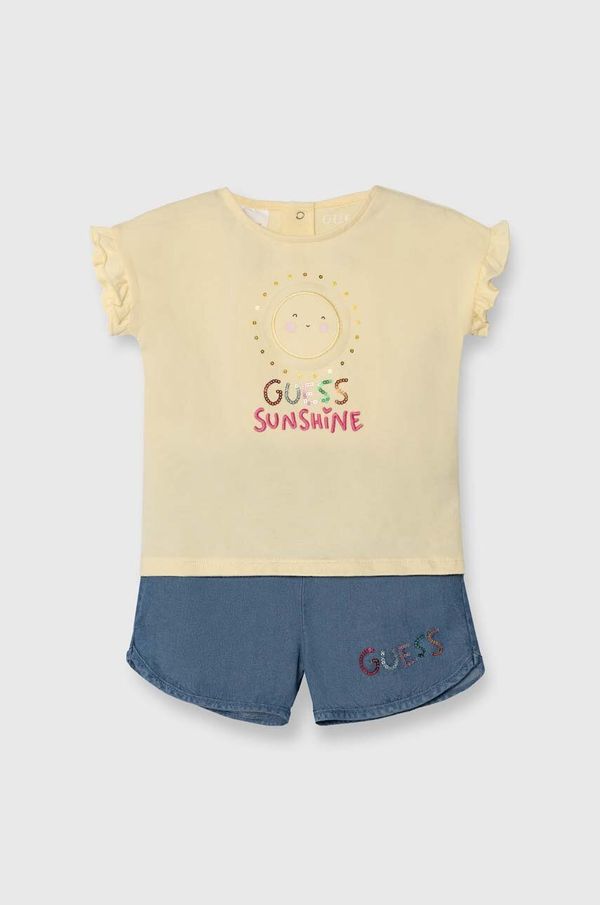 Guess Komplet za bebe Guess boja: žuta
