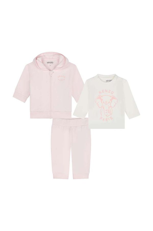 Kenzo kids Komplet za bebe Kenzo Kids boja: bež, K60460