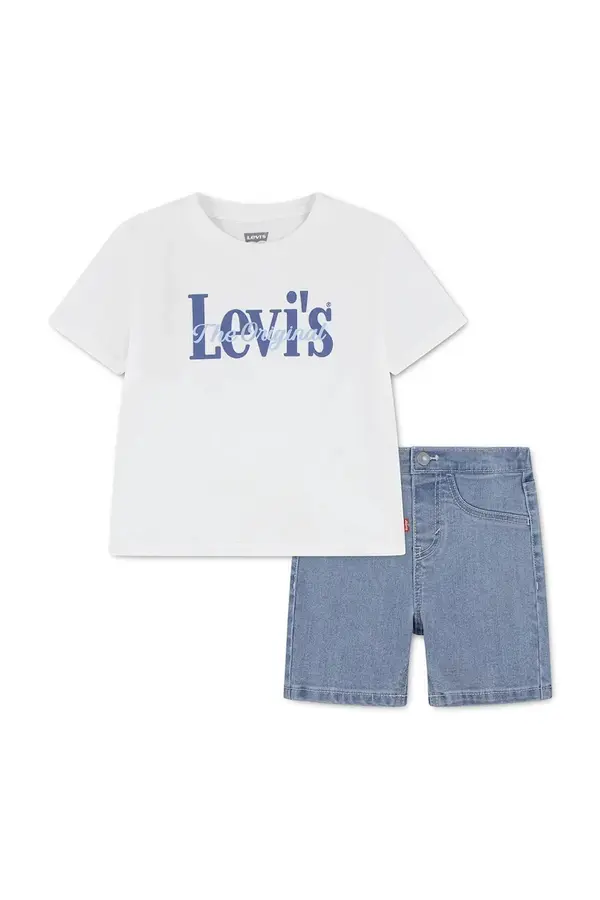 Levi's Komplet za bebe Levi's HD AOP LOGO TEE & SHORT SE
