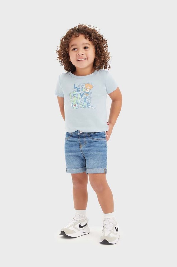 Levi's Komplet za bebe Levi's LVB CRITTER STACKED LOGO TEE S