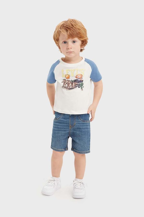 Levi's Komplet za bebe Levi's LVB LEVI BEAR RAGLAN & SHORT S