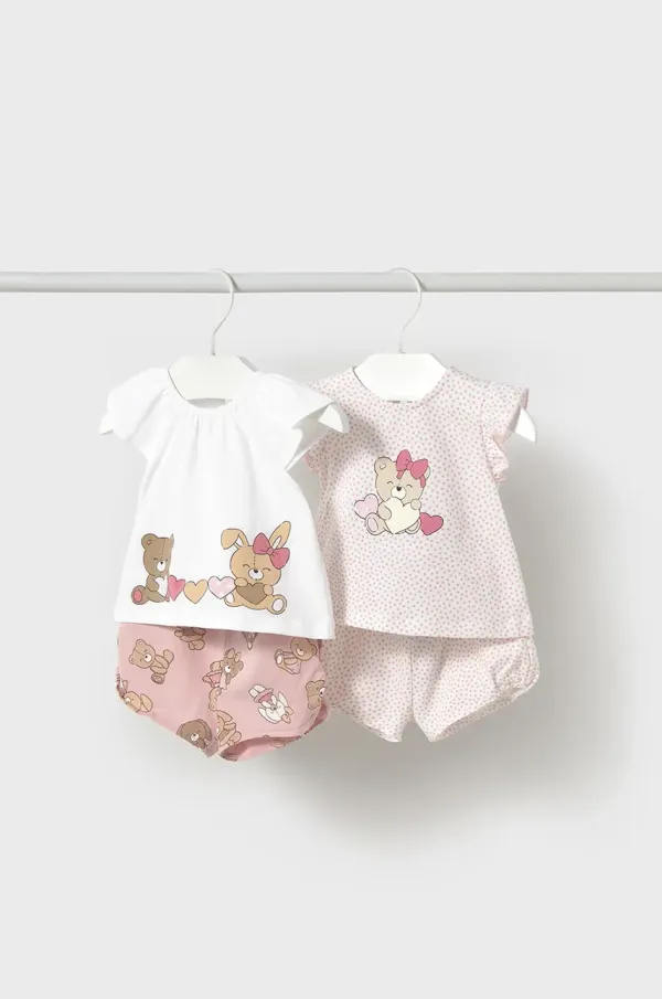 Mayoral Newborn Komplet za bebe Mayoral Newborn 2-pack boja: ružičasta, 1671