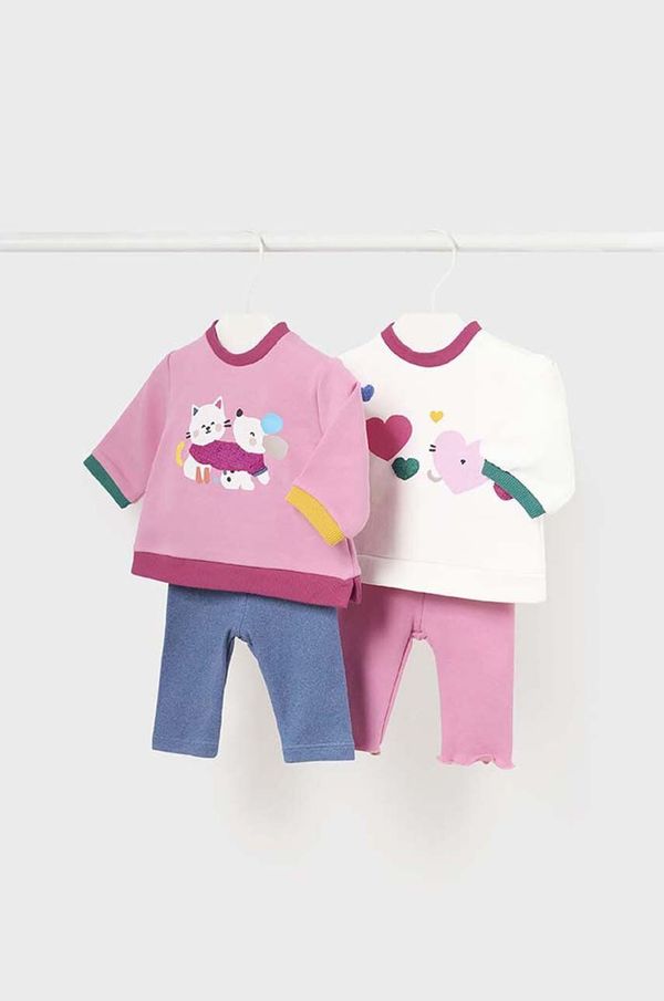 Mayoral Newborn Komplet za bebe Mayoral Newborn 2-pack boja: ružičasta, 2786