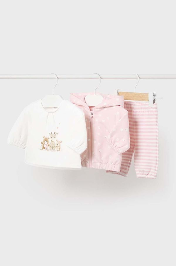 Mayoral Newborn Komplet za bebe Mayoral Newborn 3-pack boja: ružičasta, 2613