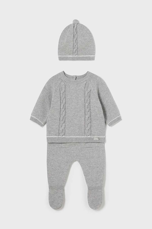 Mayoral Newborn Komplet za bebe Mayoral Newborn boja: siva, 2511