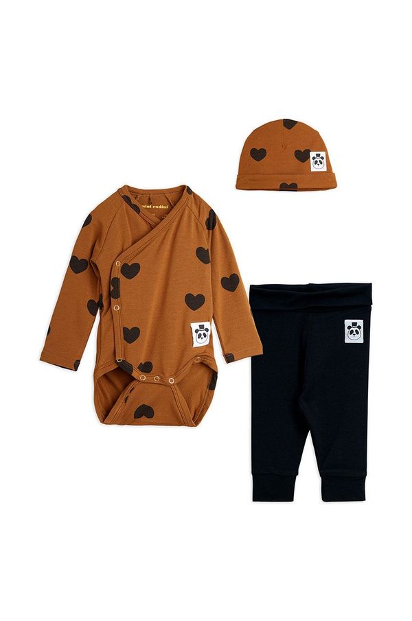 Mini Rodini Komplet za bebe Mini Rodini boja: smeđa