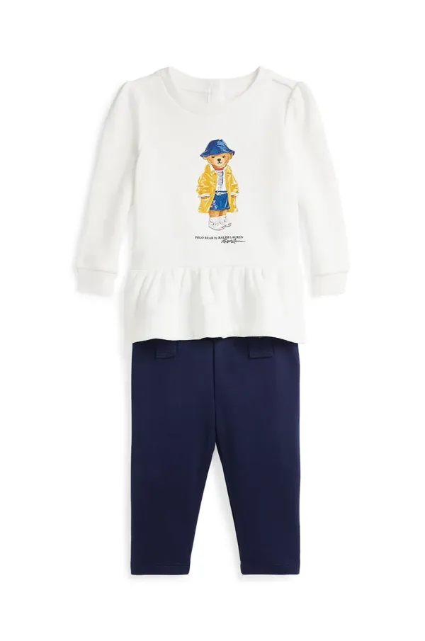 Polo Ralph Lauren Komplet za bebe Polo Ralph Lauren boja: bijela, 310958245001
