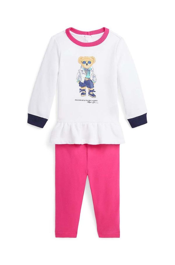 Polo Ralph Lauren Komplet za bebe Polo Ralph Lauren boja: ružičasta