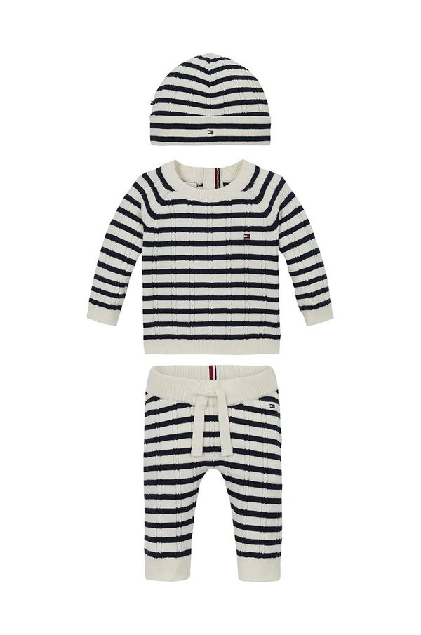 Tommy Hilfiger Komplet za bebe Tommy Hilfiger boja: bež, KN0KN01983
