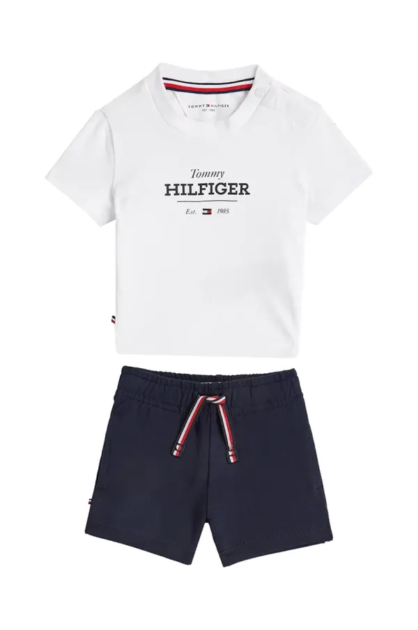 Tommy Hilfiger Komplet za bebe Tommy Hilfiger boja: bijela, KN0KN02047