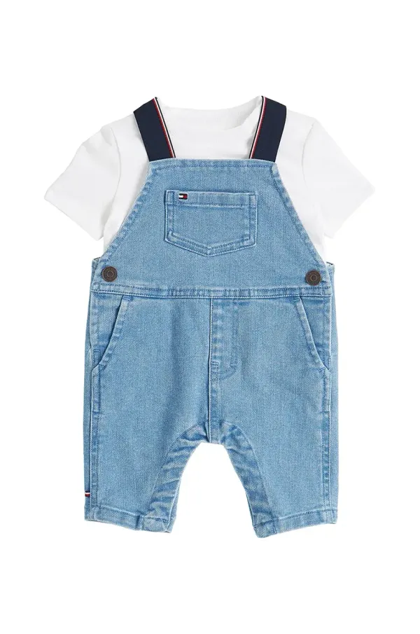 Tommy Hilfiger Komplet za bebe Tommy Hilfiger boja plava, KN0KN02050