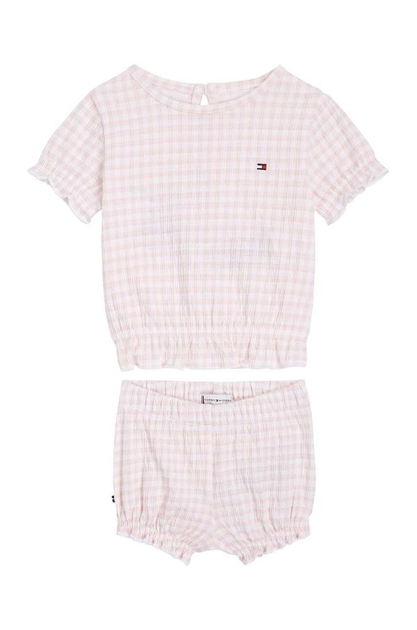 Tommy Hilfiger Komplet za bebe Tommy Hilfiger boja: ružičasta