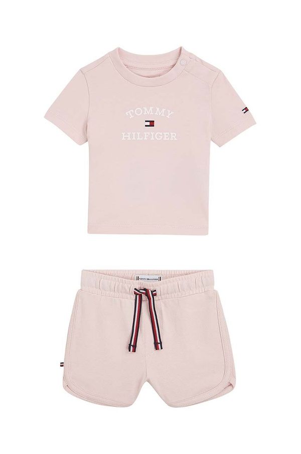 Tommy Hilfiger Komplet za bebe Tommy Hilfiger boja: ružičasta