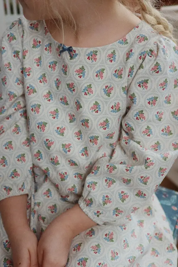 Konges Sløjd Konges Sløjd Dječja pamučna haljina Konges Sløjd DREY DRESS GOTS