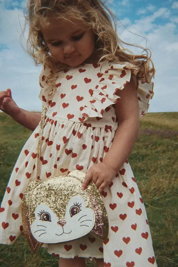 Konges Sløjd Konges Sløjd haljina od pamuka CIANNA BOW DRESS GOTS