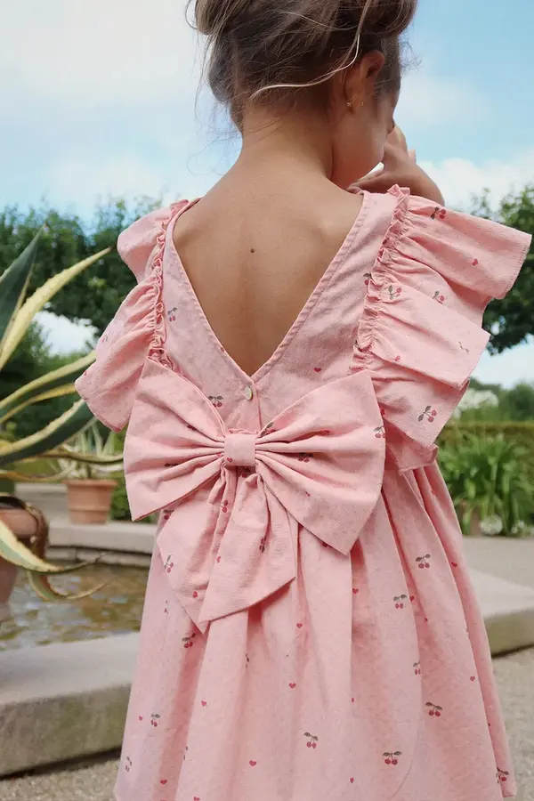 Konges Sløjd Konges Sløjd haljina od pamuka EVIA FRILL DRESS GOTS