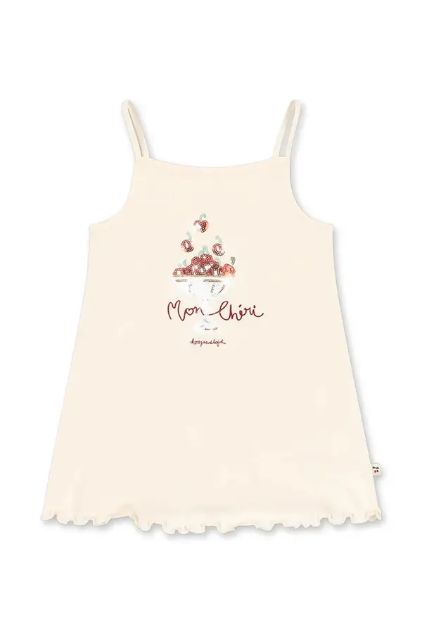 Konges Sløjd Konges Sløjd haljina od pamuka FAMO STRAP DRESS GOTS