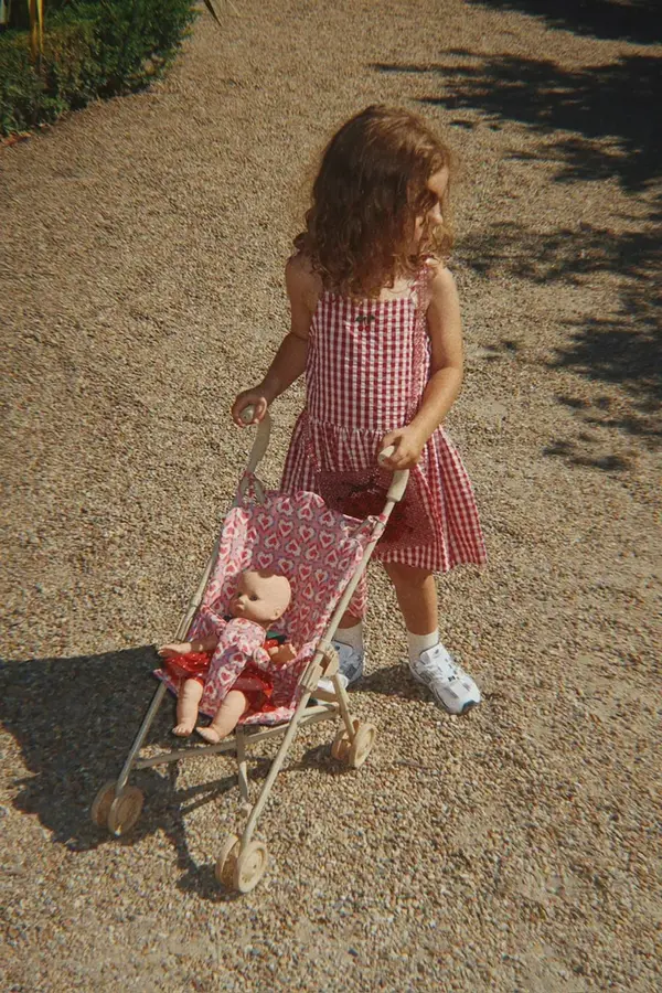 Konges Sløjd Konges Sløjd haljina od pamuka ISOTTA DRESS GOTS