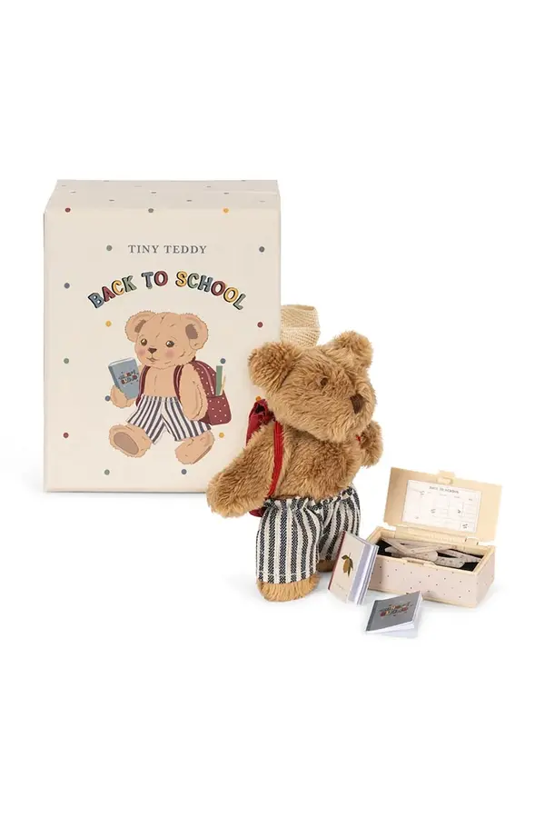 Konges Sløjd Konges Sløjd plišana igračka za djecu TINY TEDDY BACK TO SCHOOL