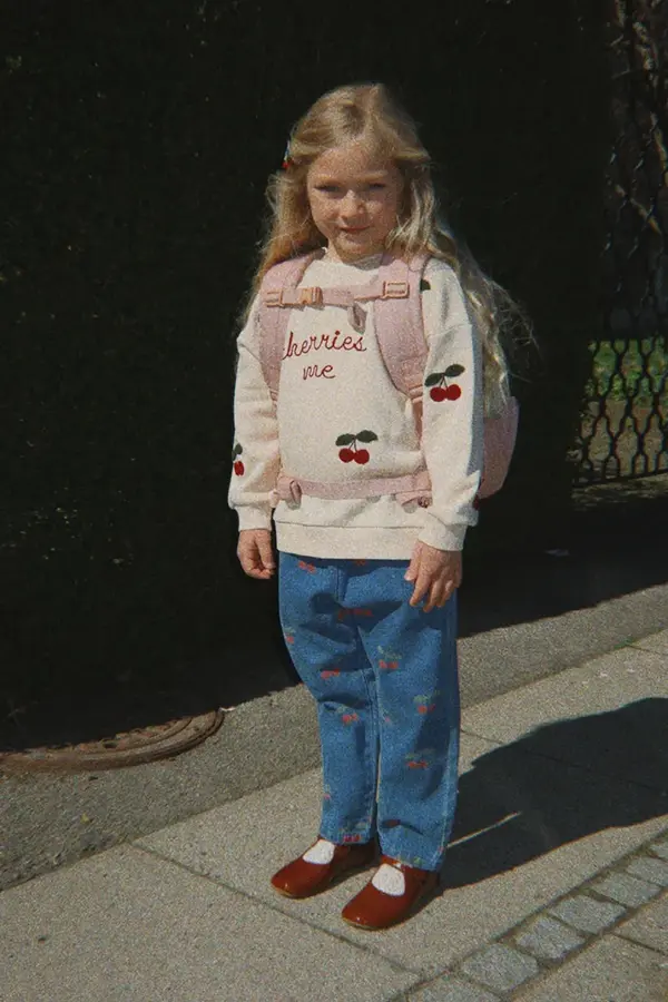 Konges Sløjd Konges Sløjd regularne traperice za djecu MAGOT FRILL PANTS GOTS