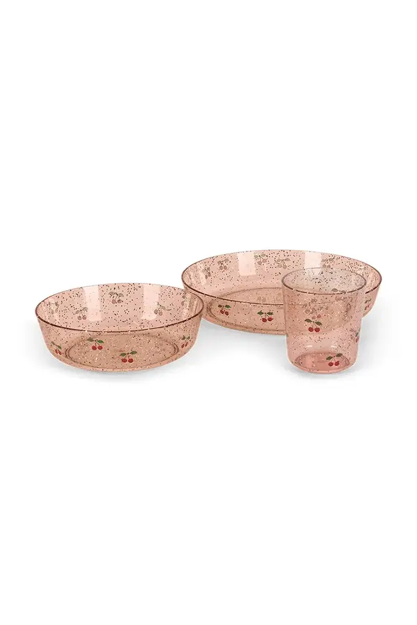 Konges Sløjd Konges Sløjd set posuđa za djecu SPARKLY DINNER SET
