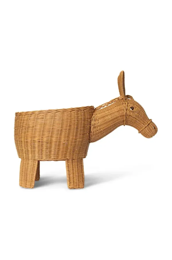 ferm LIVING Košara za skladištenje ferm LIVING Donkey boja: bež