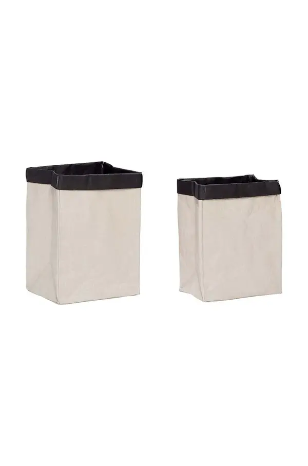 Hübsch Košara za skladištenje Hübsch Landromat 38 x 25 x 50 / 39 x 34 x 55 cm. 2-pack