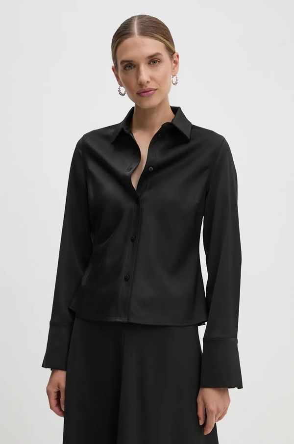 2NDDAY Košulja 2NDDAY Maria za žene, boja: crna, regular, s klasičnim ovratnikom, 2245135279