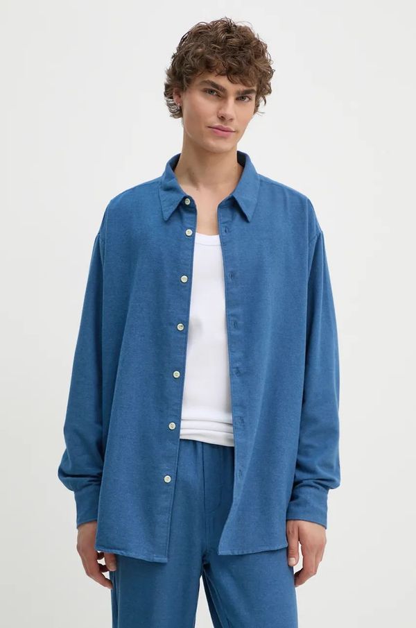 American Vintage Košulja American Vintage za muškarce, relaxed, s klasičnim ovratnikom, MDAK06AH24