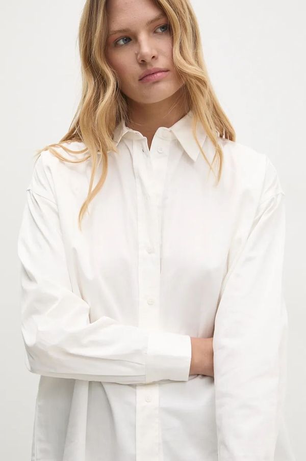Answear Lab Košulja Answear Lab za žene, boja: bijela, relaxed, s klasičnim ovratnikom