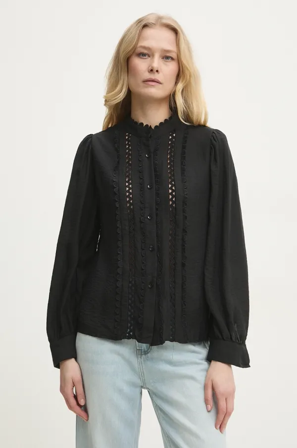 Answear Lab Košulja Answear Lab za žene, boja: crna, regular