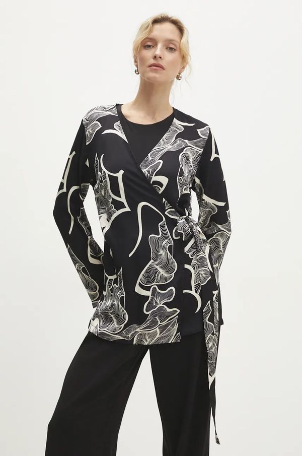 Answear Lab Košulja Answear Lab za žene, boja: crna, regular