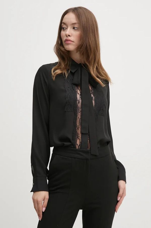 Artigli Košulja Artigli za žene, boja: crna, regular, s klasičnim ovratnikom, ACCA000493