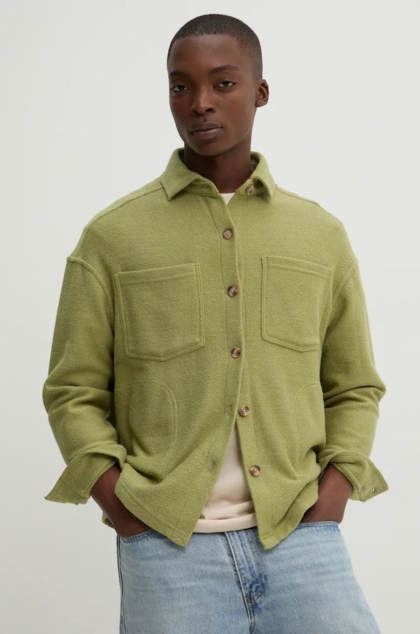 Billabong Košulja Billabong Everytime Shacket za žene, boja: zelena, relaxed, s klasičnim ovratnikom, ABJFT00457