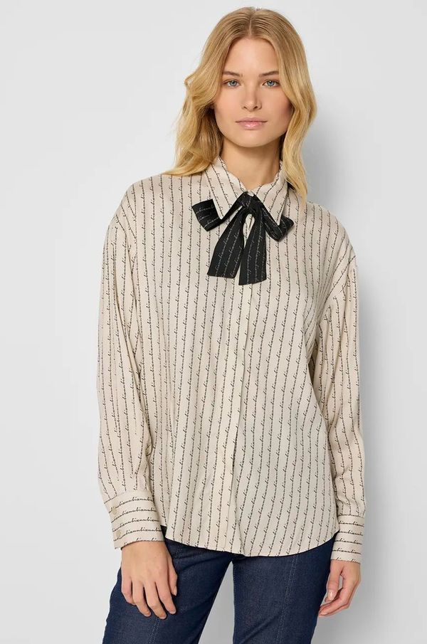 BIZUU Košulja Bizuu LELY za žene, boja: bež, relaxed, s klasičnim ovratnikom, LELY_RECCO_AW24