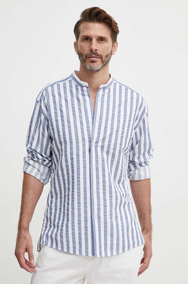 Boss Košulja BOSS za muškarce, relaxed, s ruskim ovratnikom, 50513768