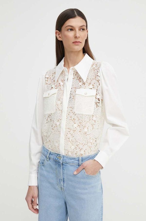 Bruuns Bazaar Košulja Bruuns Bazaar AmbrosiaBBMagda za žene, boja: bež, regular, s klasičnim ovratnikom, BBW3771