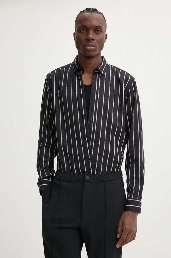 Bruuns Bazaar Košulja Bruuns Bazaar VaniBBGilly za muškarce, boja: crna, regular, s button-down ovratnikom, BBM2402