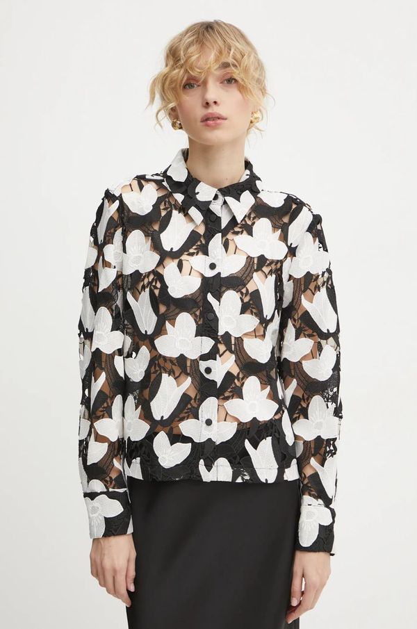 Bruuns Bazaar Košulja Bruuns Bazaar za žene, boja: crna, regular, s klasičnim ovratnikom, BBW4250