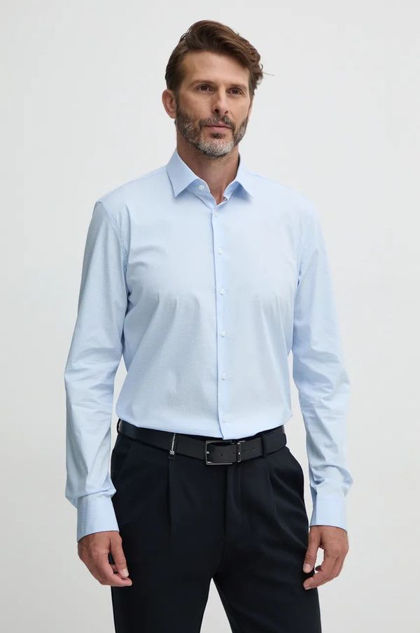 Calvin Klein Košulja Calvin Klein za muškarce, slim, s klasičnim ovratnikom, K10K113524