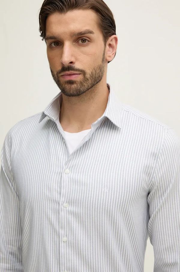 Calvin Klein Košulja Calvin Klein za muškarce, slim, s klasičnim ovratnikom, K10K113530