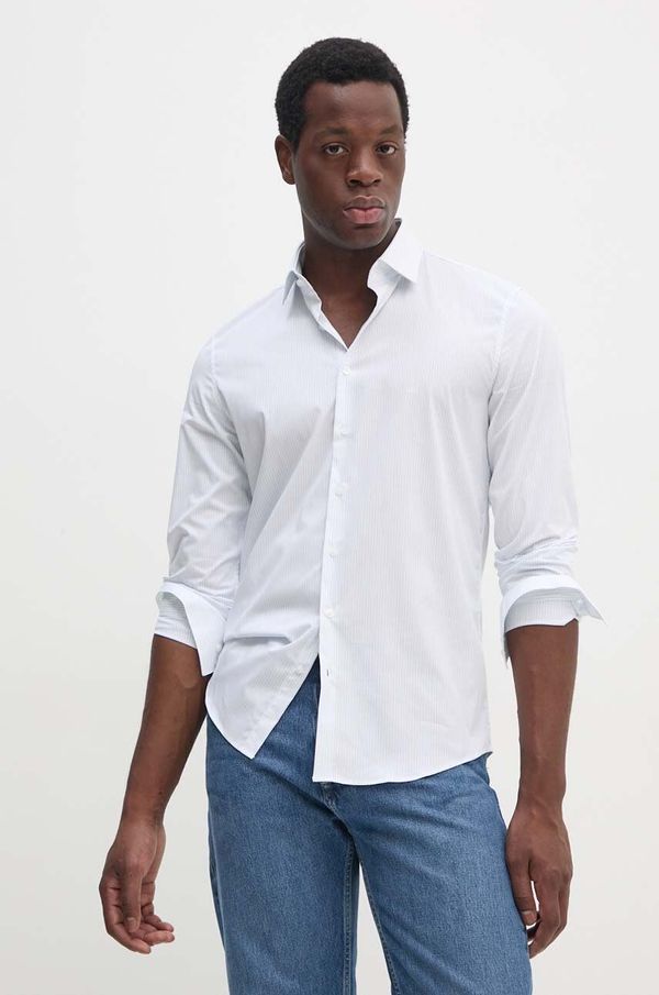 Calvin Klein Košulja Calvin Klein za muškarce, slim, s klasičnim ovratnikom, K10K113537