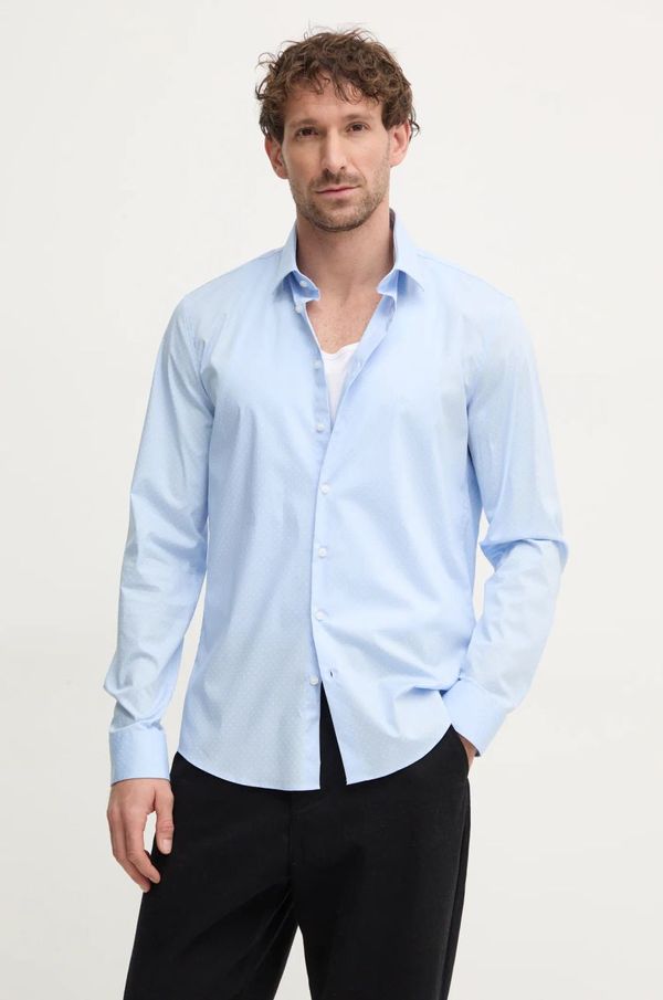 Calvin Klein Košulja Calvin Klein za muškarce, slim, s klasičnim ovratnikom, K10K113846