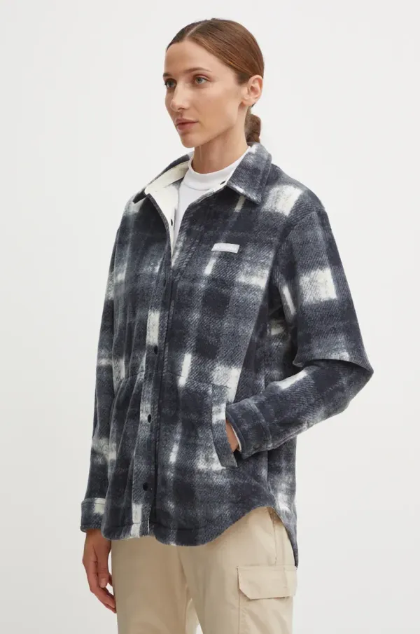 Columbia Košulja Columbia Benton Springs za žene, boja: siva, relaxed, 2085661