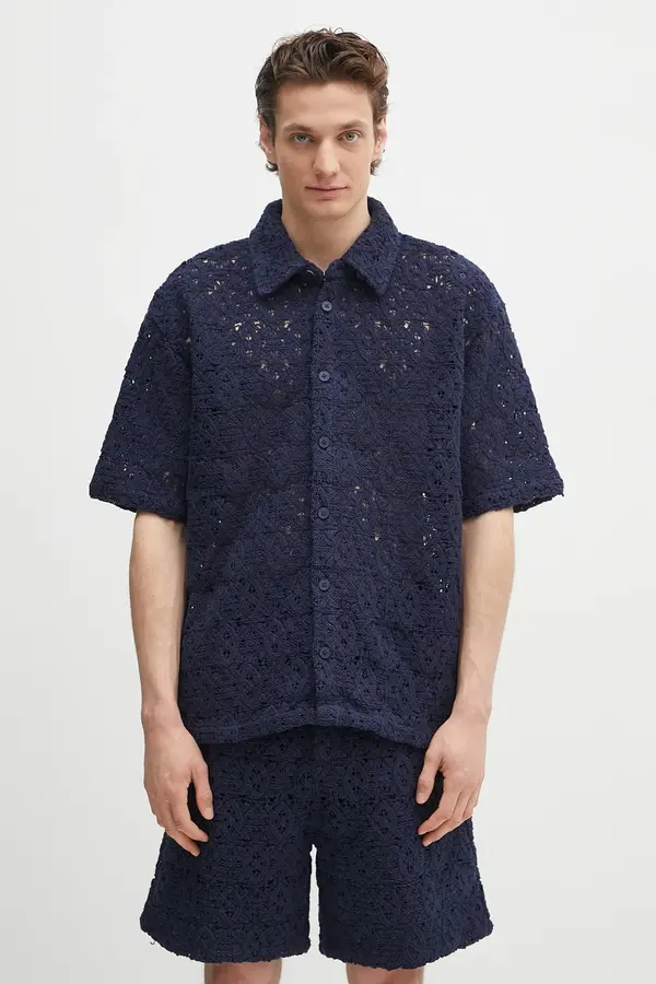 Daily Paper Košulja Daily Paper Lace Shield Ss Shirt